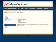Tablet Screenshot of aparicioeaparicio.com